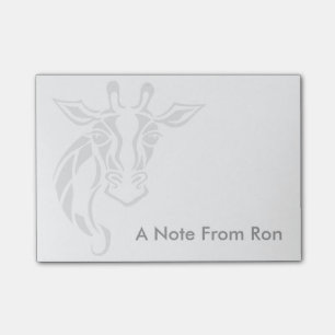 Giraffe Head Tattoo Art Post-it® Notes