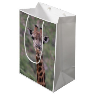 Giraffe Headshot Medium Cadeauzakje
