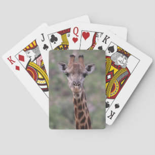 Giraffe Headshot Pokerkaarten