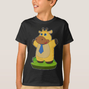 Giraffe heer stropdas t-shirt