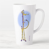 GIRAFFE & HONINGBIJENTHEE door Jeff Willis Latte Mok (Rechts)