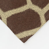 Giraffe Huid Fleece Deken (Hoek)