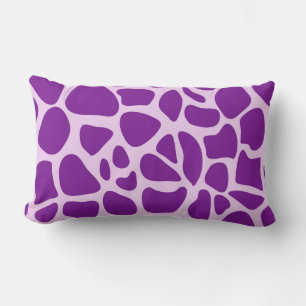 Giraffe Huid Paarse Textuur Kussen