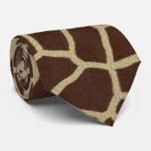 Giraffe Huid Stropdas (Opgerold)
