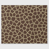 Giraffe huidafdruk cadeaupapier (Vlak)