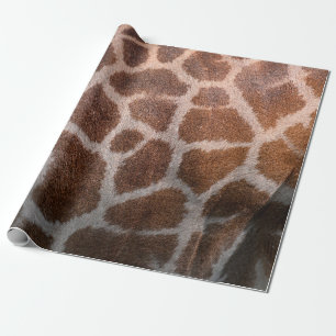 Giraffe huidtextuur cadeaupapier