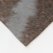 Giraffe huidtextuur fleece deken (Hoek)