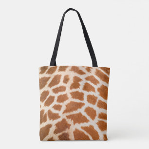 Giraffe Huidtextuur Realistisch Patroon-14425 Draagtas