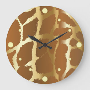 Giraffe Huidwandklok Grote Klok