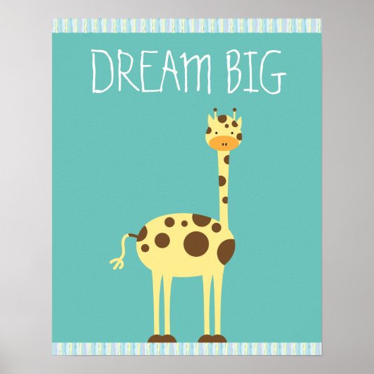 Giraffe ı Kinder room Poster (Voorkant)