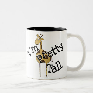 Giraffe Ik ben  Tall Tweekleurige Koffiemok