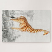 Giraffe Illustratie  Art Print Legpuzzel (Horizontaal)
