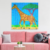 Giraffe - Impression en toile (Insitu(Salon))