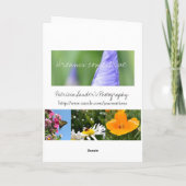 Giraffe Imprimer Coeur Carte Anniversaire (Dos)