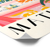 Giraffe in bad, leuke badkamer Poster, Dier Poster (Hoek)