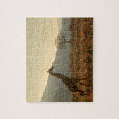 Giraffe in de Savannah Legpuzzel (Verticaal)