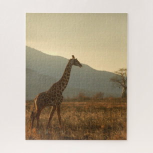 Giraffe in de Savannah Legpuzzel