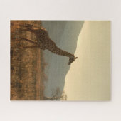 Giraffe in de Savannah Legpuzzel (Horizontaal)