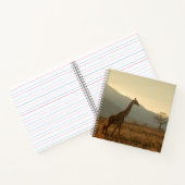 Giraffe in de Savannah Notitieboek (Binnen)