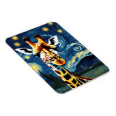 Giraffe in de Sterrennacht Magneet (Rechterzijde)