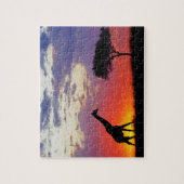 Giraffe in de zon, Giraffa Legpuzzel (Verticaal)