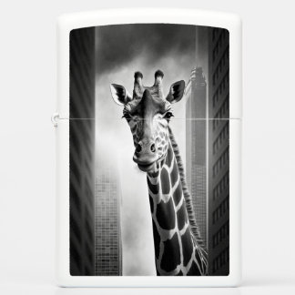 Giraffe in een Cityscape