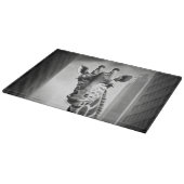 Giraffe in een Cityscape Snijplank (Hoek)