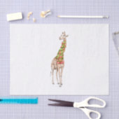 Giraffe in een Scarf Tissuepapier (Craft)