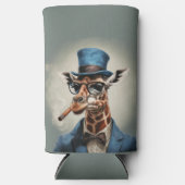 Giraffe in hoge hoed en jas (Voorkant)