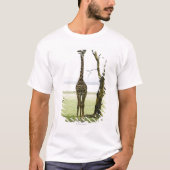 Giraffe in Kenia, Afrika T-shirt (Voorkant)