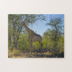 Giraffe in Natuurlijke Habitat, Afrika Legpuzzel