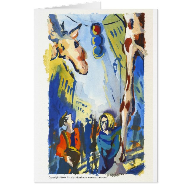 Giraffe in NYC (Voorkant)