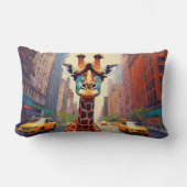 Giraffe in NYC Kussen (Voorkant)