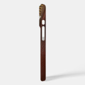 Giraffe in rits op leer Case-Mate iPhone case (Achterkant / Links)