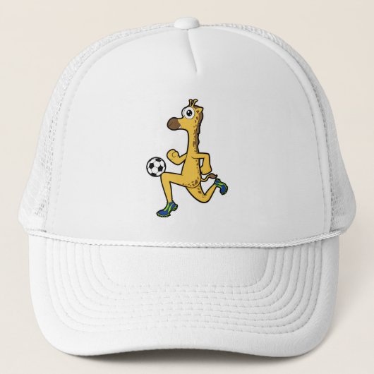 Giraffe in Soccer Sports Trucker Pet (Voorkant)