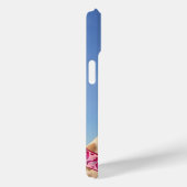 Giraffe in sparkly roze pet Case-Mate iPhone case (Achterkant / Rechts)