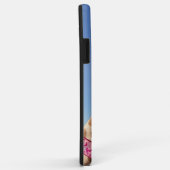 Giraffe in sparkly roze pet Case-Mate iPhone case (Achterkant/rechts)