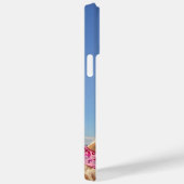 Giraffe in sparkly roze pet Case-Mate iPhone case (Achterkant / Rechts)