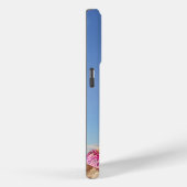 Giraffe in sparkly roze pet Case-Mate iPhone case (Achterkant / Rechts)