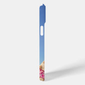 Giraffe in sparkly roze pet Case-Mate iPhone case (Achterkant / Rechts)
