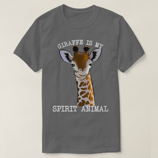  Giraffe is mijn dierlijk T-shirt (Design voorkant)