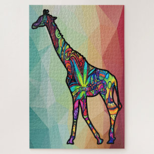 Giraffe - Jigzaag Puzzle Legpuzzel