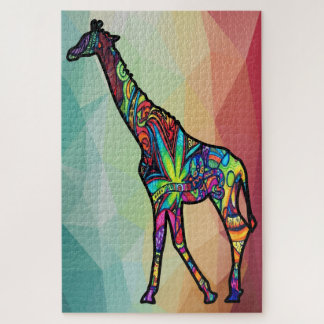 Giraffe - Jigzaag Puzzle Legpuzzel
