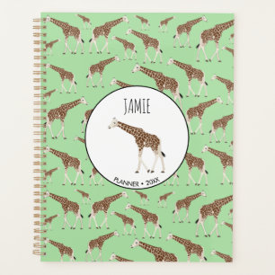Giraffe Jungle Safari Livre de rendez-vous animal