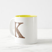 Giraffe K Tweekleurige Koffiemok (Voorkant links)