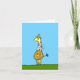 Giraffe kaart: Beterschap Kaart