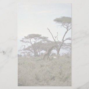 Giraffe, Kenia Briefpapier