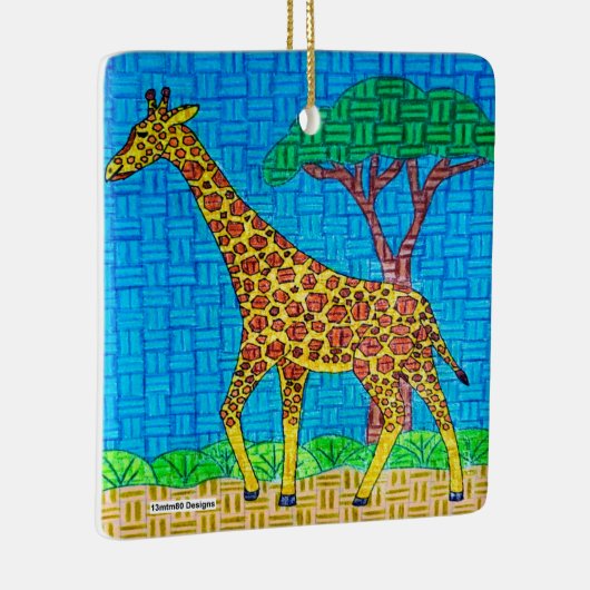 Giraffe - Keramisch Ornament (Rechts)