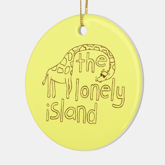 Giraffe Keramisch Ornament (Links)