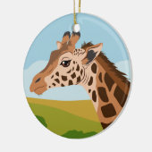 Giraffe Keramisch Ornament (Links)